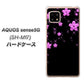 AQUOS sense5G SH-M17 019 桜クリスタル ハードケース 背面印刷
