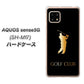 AQUOS sense5G SH-M17 610 GOLFCLUB ハードケース 背面印刷