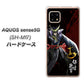 AQUOS sense5G SH-M17 AB809 伊達政宗 イラストと花押 ハードケース 背面印刷