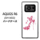 AQUOS R6 SH-M22 387 薔薇のハイヒール ハードケース 背面印刷