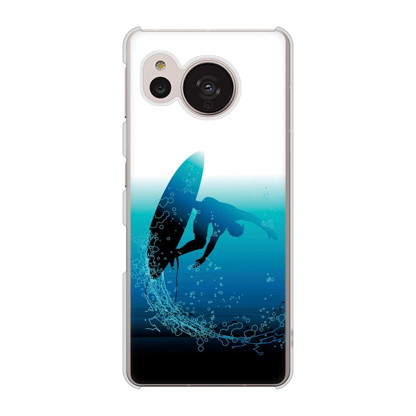 AQUOS sense7 SH-M24 楽天モバイル 416 カットバック ハードケース 背面印刷
