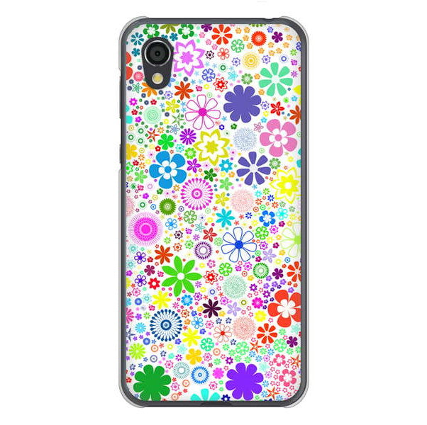 AQUOS sense2 SHV43 au リバティプリント ハードケース 背面印刷