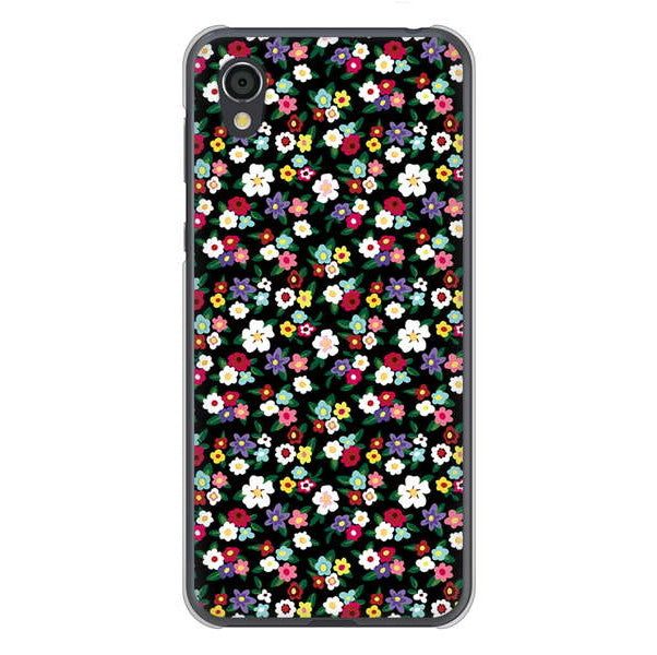 AQUOS sense2 SHV43 au リバティプリント ハードケース 背面印刷