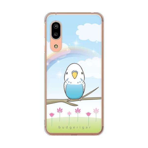 AQUOS sense3 SHV45 au セキセイインコ ハードケース 背面印刷