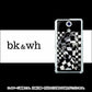 Xperia A SO-04E docomo 357 bk&wh ハードケース 背面印刷