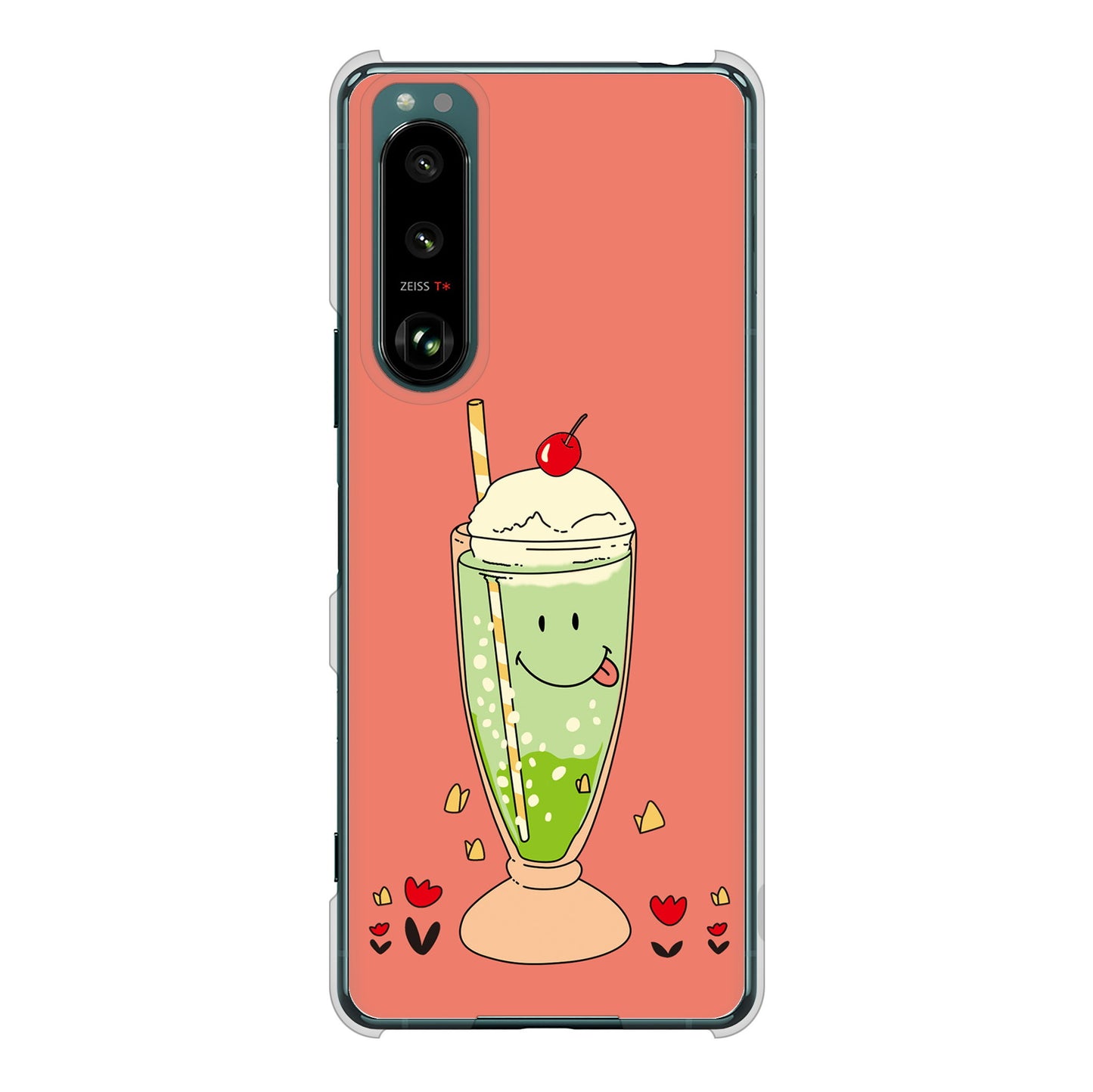 Xperia 5 III SO-53B docomo スイーツイラスト ハードケース 背面印刷