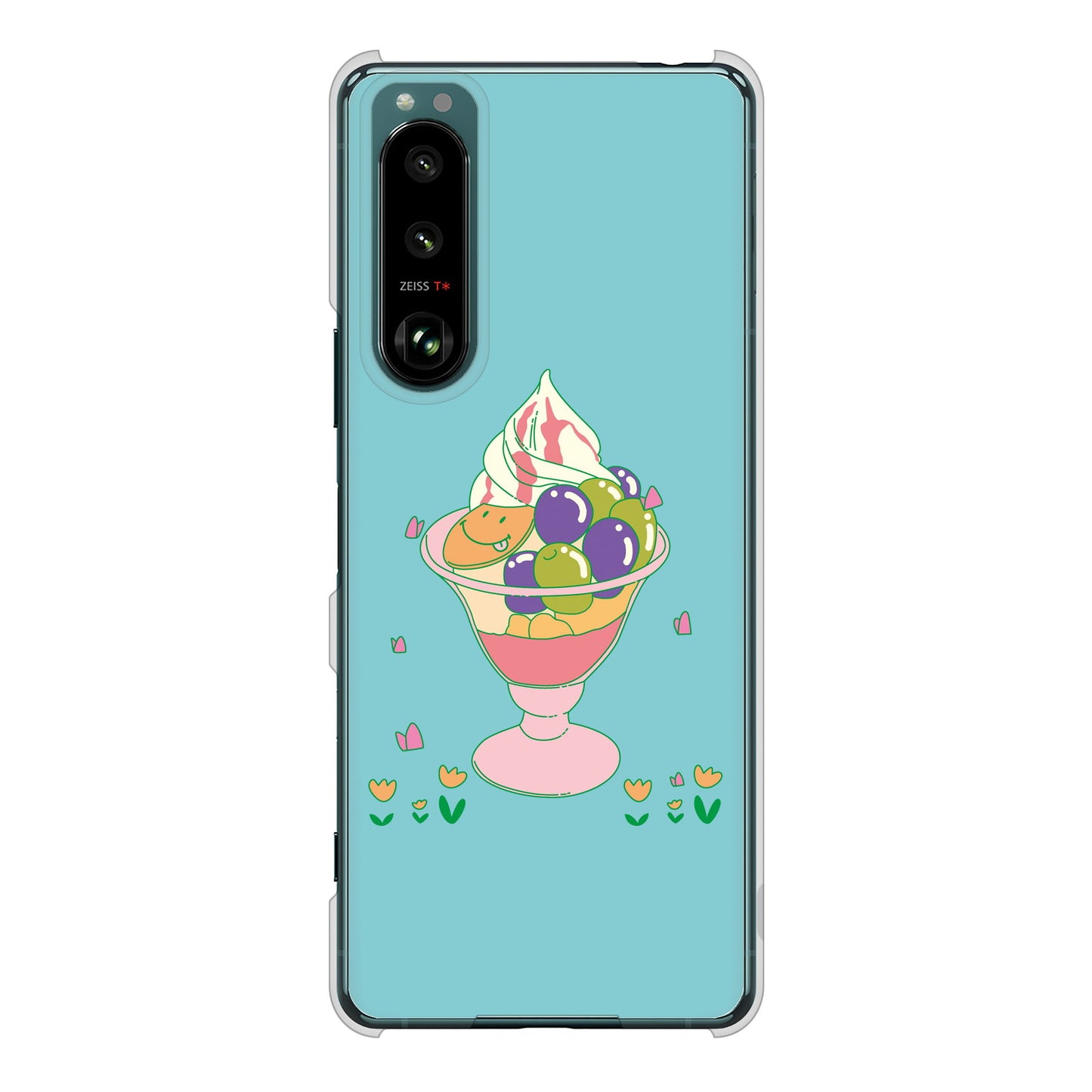 Xperia 5 III SO-53B docomo スイーツイラスト ハードケース 背面印刷