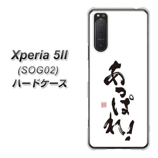 Xperia 5 II SOG02 au OE846 あっぱれ！ ハードケース 背面印刷