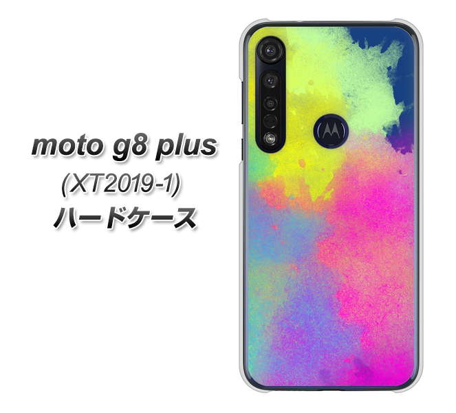moto g8 plus YJ294 デザイン色彩 ハードケース 背面印刷
