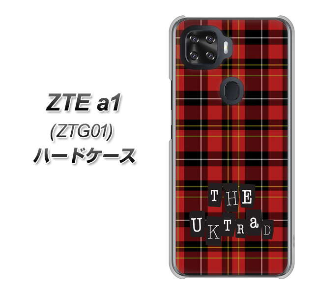 ZTE a1 ZTG01 au 547 THEチェック ハードケース 背面印刷